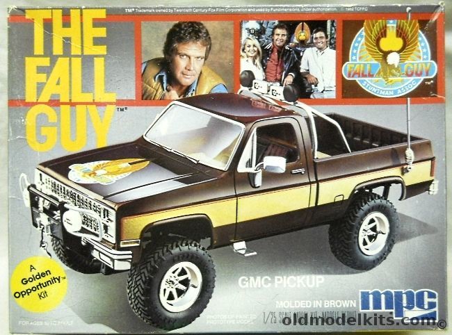 MPC 1/25 The Fall Guy GMC Pickup Truck Lee Majors - Fall Guy Stuntman Association, 1-0673 plastic model kit